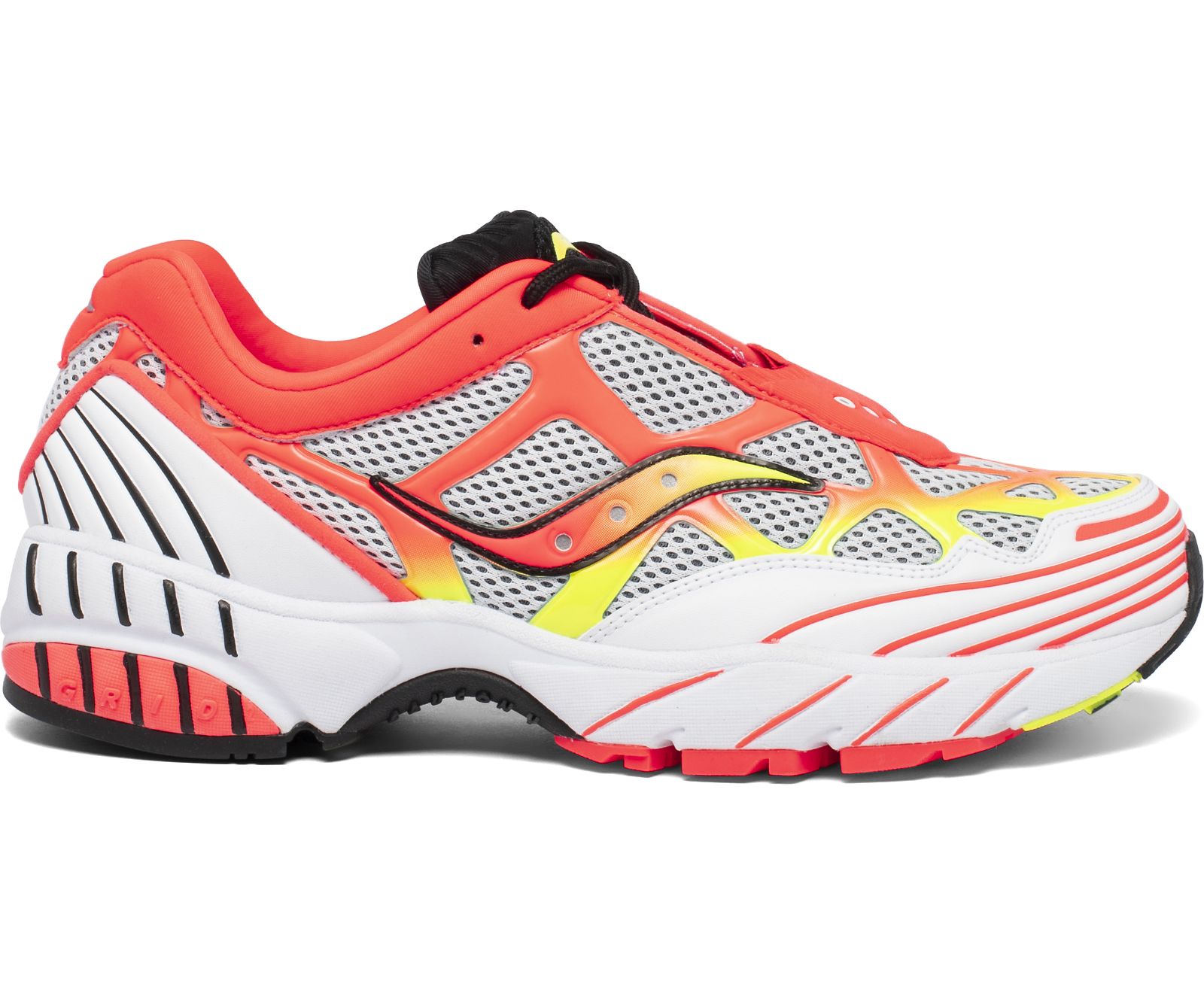 Women\'s Saucony Grid Web Originals White / Red / Yellow | Singapore 006YXFU